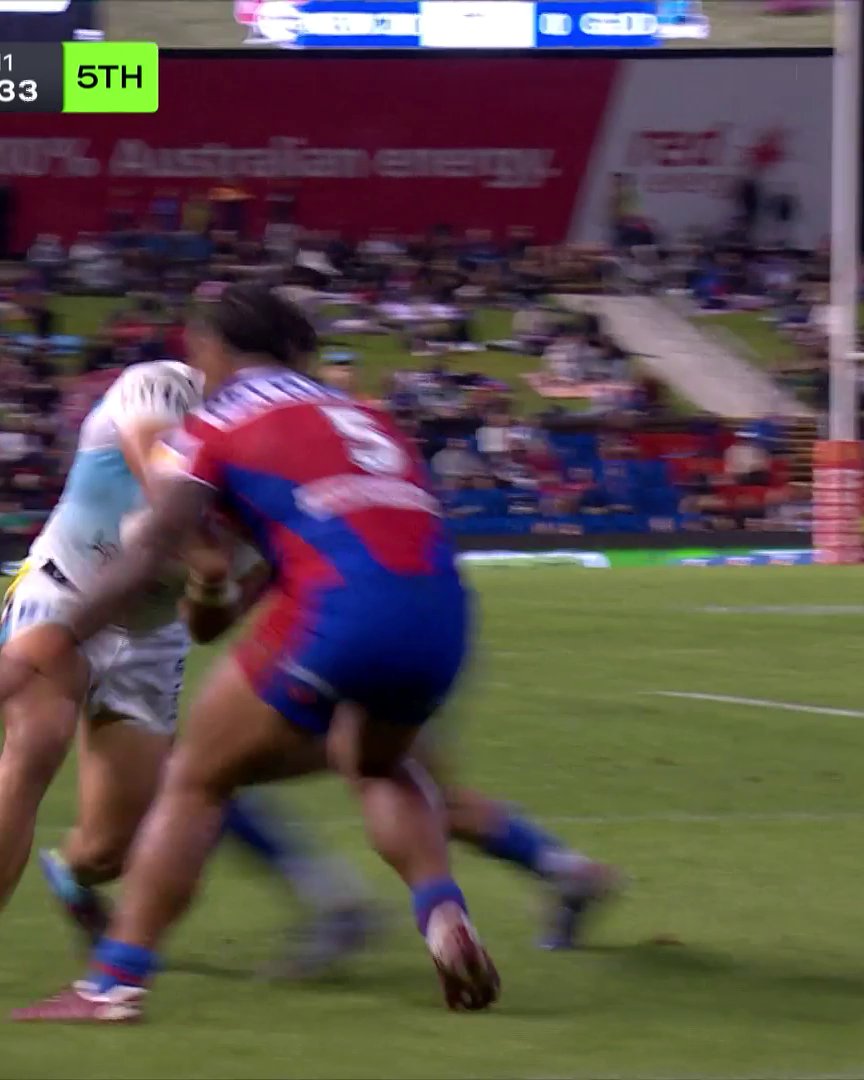 Brilliant attacking footy from the Titans! 🤩 #NRLKnightsTitans