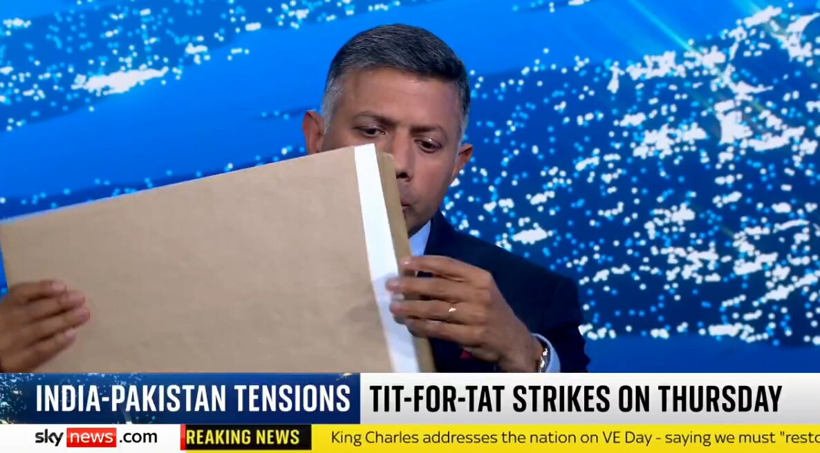 India's UK High Commissioner beautifully exposed Pakistan on Sky News.
