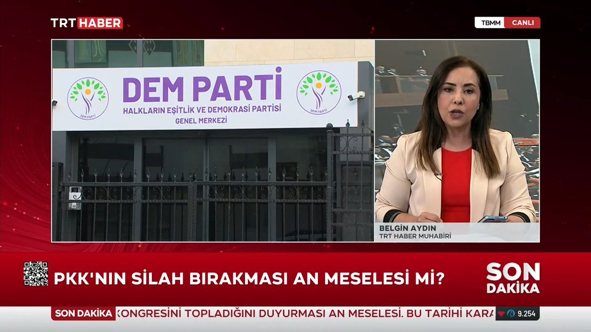 Terörsüz Türkiye süreciyle ilgili önemli açıklama. DEM Parti: PKK'nın kongresini topladığını duyurması an meselesi. Bu tarihi kararı ciddiyetle ve önemle bekliyoruz.