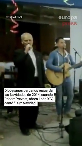 Diocesanos peruanos recuerdan las Navidades de 2014, cuando Robert Prevost, ahora León XIV, cantó 'Feliz Navidad': "Quedamos encantados con su sencillez"