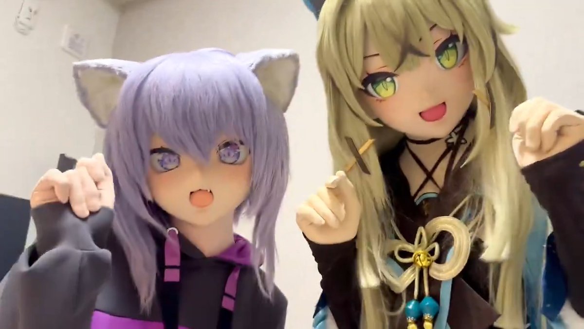 【 🍙猫又 X 📦猫又 】 › 📦 猫又 : タカkun：S4 #猫又おかゆ #綺良々 #コスプレ