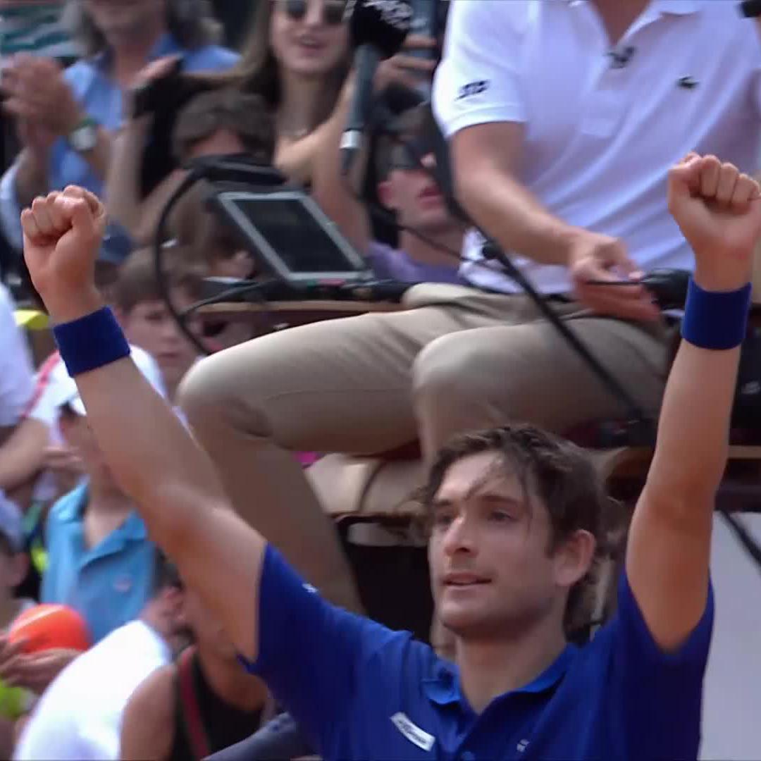 The record extends 👏 Francesco Passaro moves to 4-0 against Top 30 players after defeating Dimitrov 7-5 6-3 #IBI25