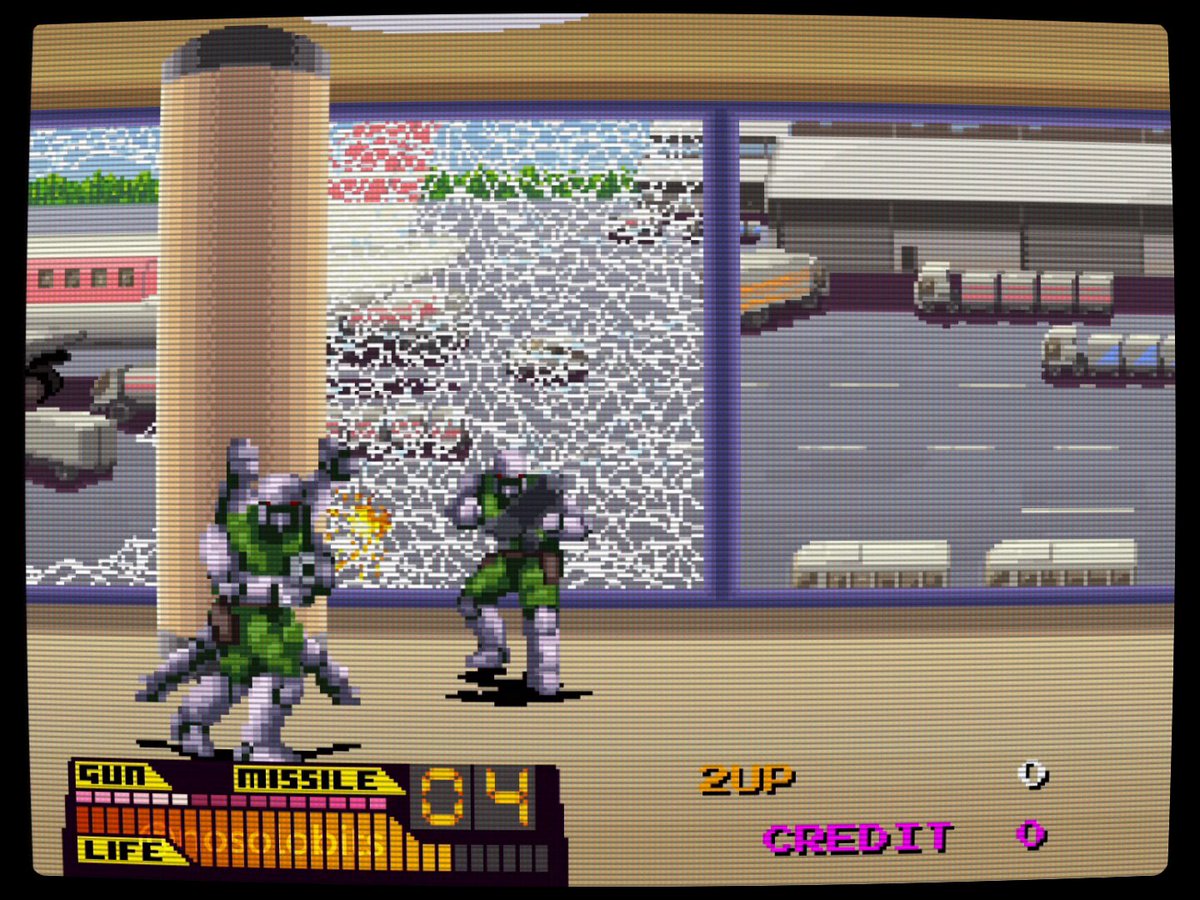 Steel Gunner Arcade Namco, 1990