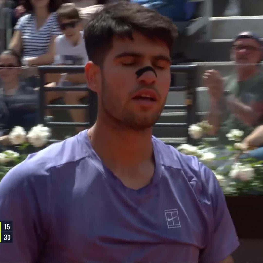 The forehand is on FIRE ☄️ Carlos Alcaraz #IBI25
