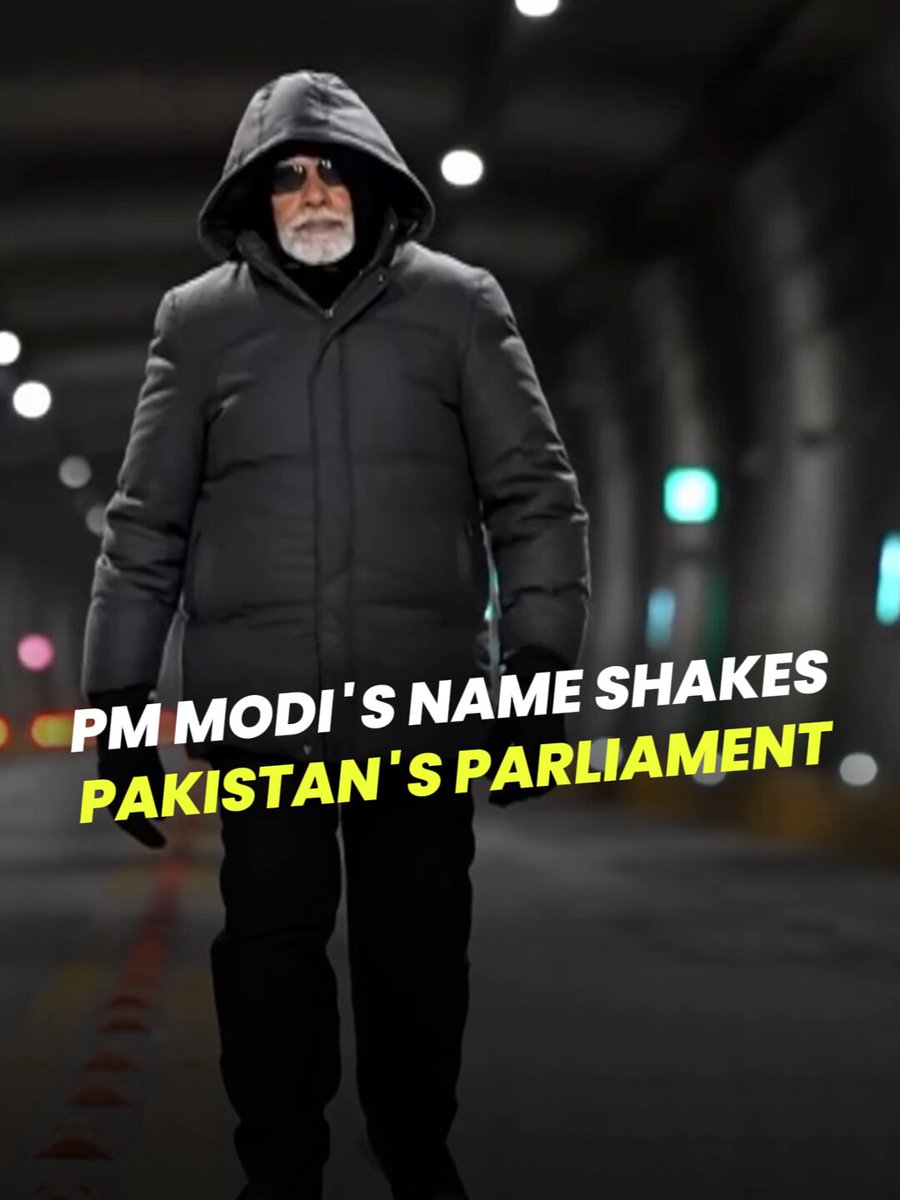 PM Modi’s name shakes Pakistan’s parliament 🥵🥵