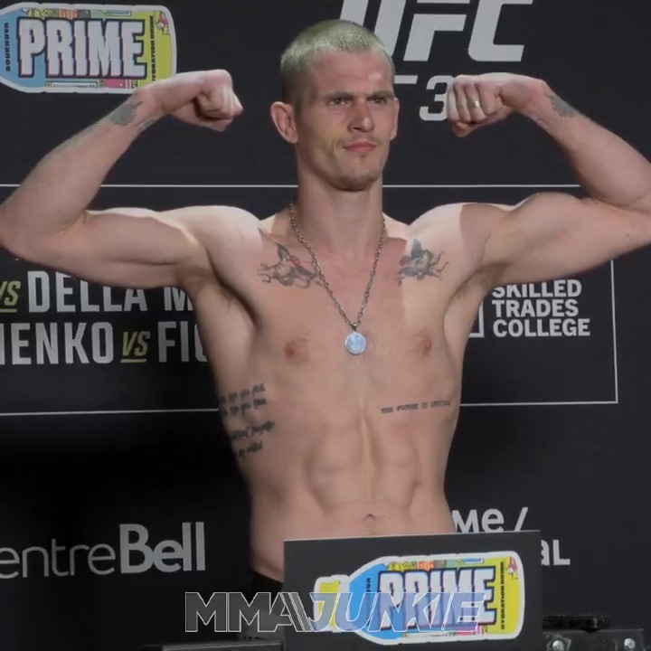 Ian Machado Garry weighs in at 168 pounds as the #UFC315 title fight backup. With Belal Muhammad and Jack Della Maddalena making weight earlier, it appears his services won't be needed.