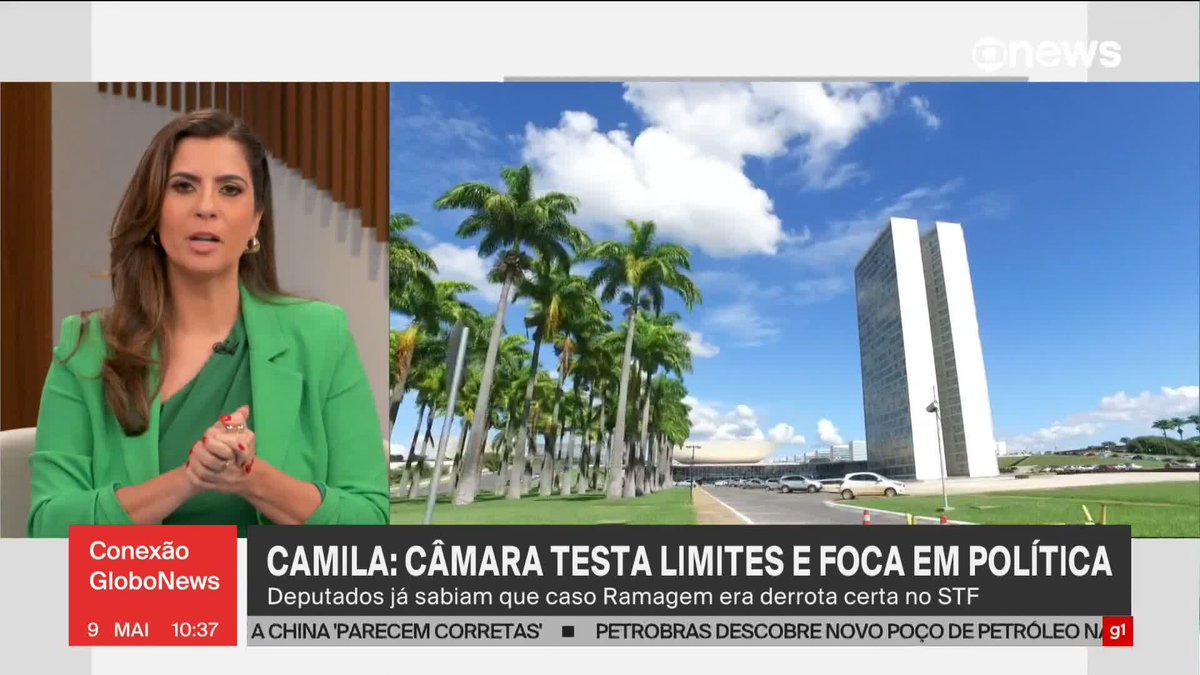 STF julga suspensão de ação penal que envolve Ramagem e Bolsonaro, e Camila Bomfim comenta que a Câmara testa limites e foca em política: "Para dizer para dentro do bolsonarismo: ‘Olha, a gente tentou.’” ➡ Assista ao #ConexãoGloboNews: #GloboNews