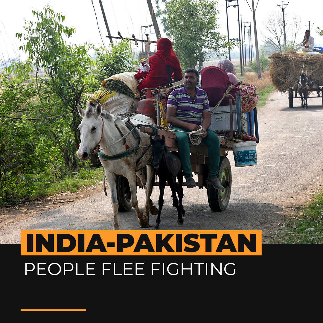 People have been fleeing their homes in fear as fighting between Indian and Pakistani forces continues, days after a major Indian air attack.