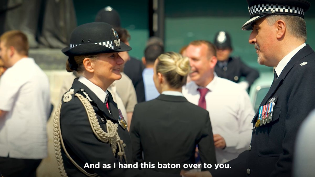 Today is Dame Lynne Owens' final day as Deputy Commissioner before her official retirement later this month. Dame Lynne addressed new recruits during a Passing Out Parade in Hendon last week: 'As I hand this baton over to you, I know you will make us proud.'