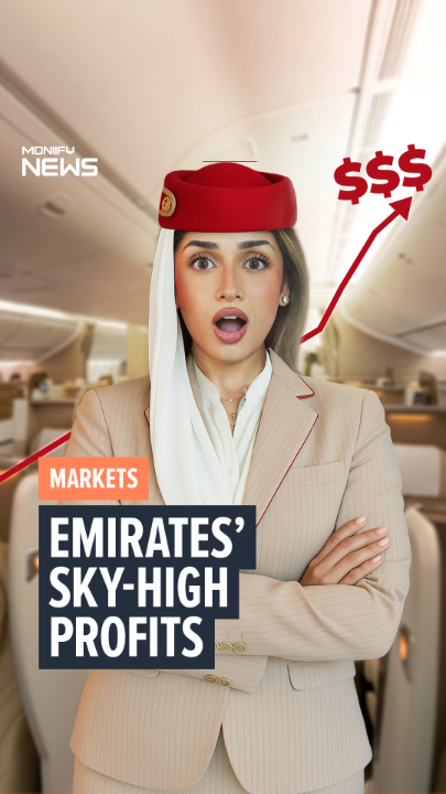 🇦🇪 Emirates just became the most profitable airline in the world. ✈️ With $6.2 billion in profits, 53 million passengers, and bonuses worth 22 weeks’ salaries, it isn’t just an airline, it’s a flex. #Emirates #FlyEmirates #UAE #Dubai