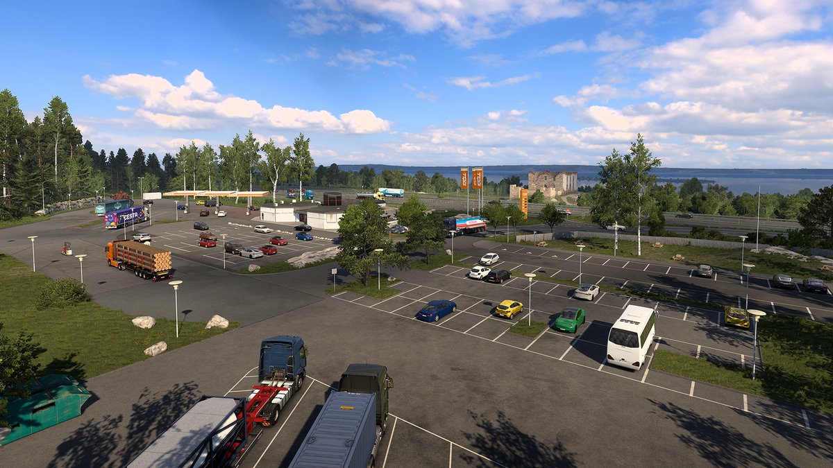 Excited to drive through refreshed Scandinavia? 🚛 Today, we're happy to share with you a look at some of the road networks we've been working on for this ETS2 DLC that is currently undergoing a refresh 🛣️ Read the blog here 👇