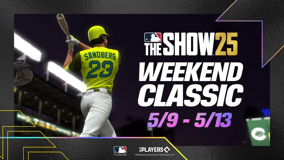 Weekend Classic Part 2 is here! 👑 Squad up, swing big, and chase the win in #MLBTheShow 25. 🎉 Grab your copy now: