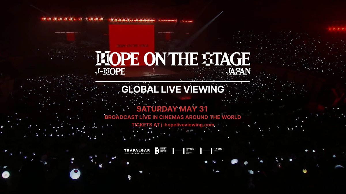 j-hope Tour 'HOPE ON THE STAGE' in JAPAN: LIVE VIEWING Official Trailer 𝗧𝗶𝗰𝗸𝗲𝘁𝘀 𝗻𝗼𝘄 𝗮𝘃𝗮𝗶𝗹𝗮𝗯𝗹𝗲 𝘄𝗼𝗿𝗹𝗱𝘄𝗶𝗱𝗲! 📍 #jhope_TOUR_LIVEVIEWING #제이홉 #jhope #HOPE_ON_THE_STAGE_TOUR