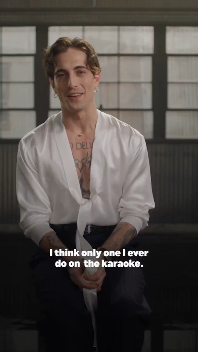 Next time Damiano David finds his way to NYC, we can try another Ariana Grande song at karaoke 🎤 In the meantime, you can watch his #MTVPush interviews, performance + more NOW →
