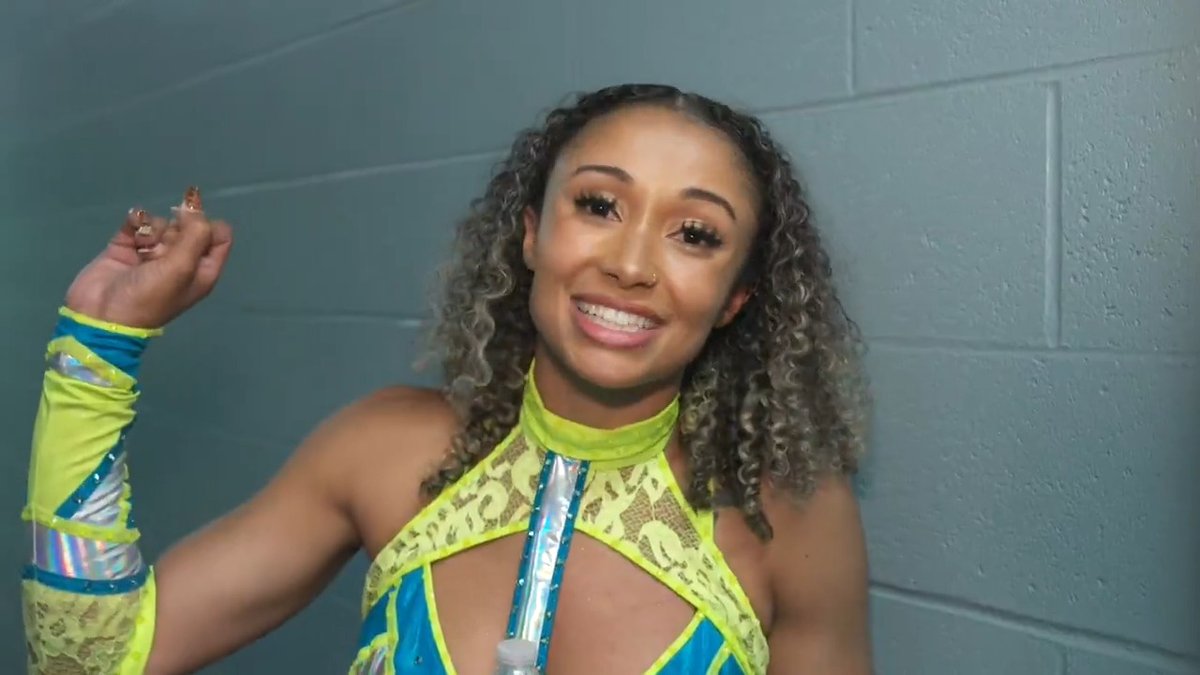 .Kelani Jordan is feeling confident as she moves one step closer to the #WWESpeed Women’s Championship 🔥