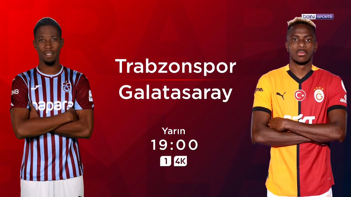 🔴🔵 Trabzonspor x Galatasaray 🟡🔴 | #TSvGS 👀 Dev mücadeleye son 1 gün! 📺 #beINSPORTS 1 🗓 Yarın ⏰ 19.00 🏟 Papara Park