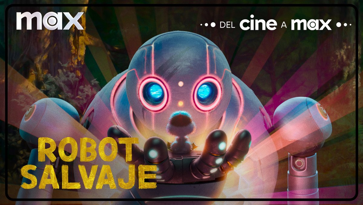 Nadie dijo que no podías armar tu propia familia con un robot y animalitos del bosque. #RobotSalvaje llega a Max este 15 de mayo.