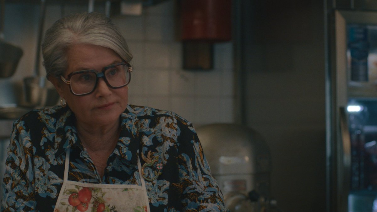 Lorraine Bracco, Talia Shire, Brenda Vaccaro, and Susan Sarandon cooking up a Capuzzelle. Cinema. NONNAS is now playing!