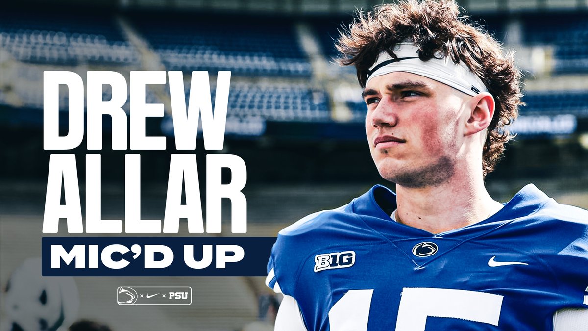 QB1 Mic'd Up (feat. some Meek Mill) 🎶😆 #WeAre x Drew Allar