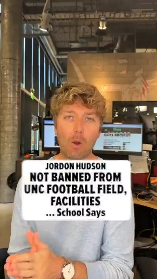 #TMZSports can confirm that #BillBelichick's GF, #JordonHudson, is NOT banned from the #UNC field or facilities. Edward Lewis breaks down the #BREAKING story.