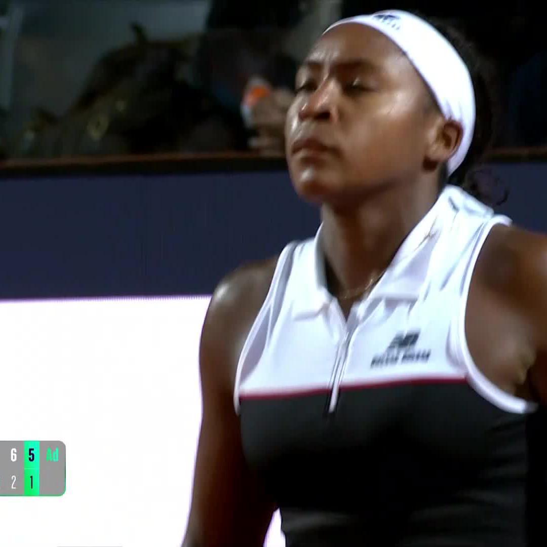 Coco completes her comeback! 😤 Coco Gauff defeats Mboko 3-6, 6-2, 6-1 to advance in Rome! #IBI25