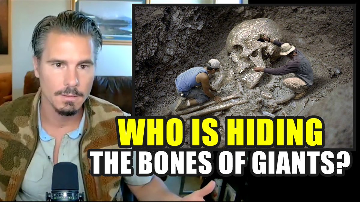 Who is hiding the bones of giants, and why? Watch this video 👇 Joe Rogan Cernovich Jimmy Corsetti Randall Carlson