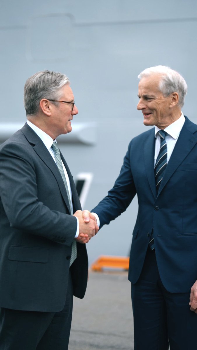 In Oslo today 📍 Strengthening our partnership with Norway and working with our allies to deliver national and economic security for British people.