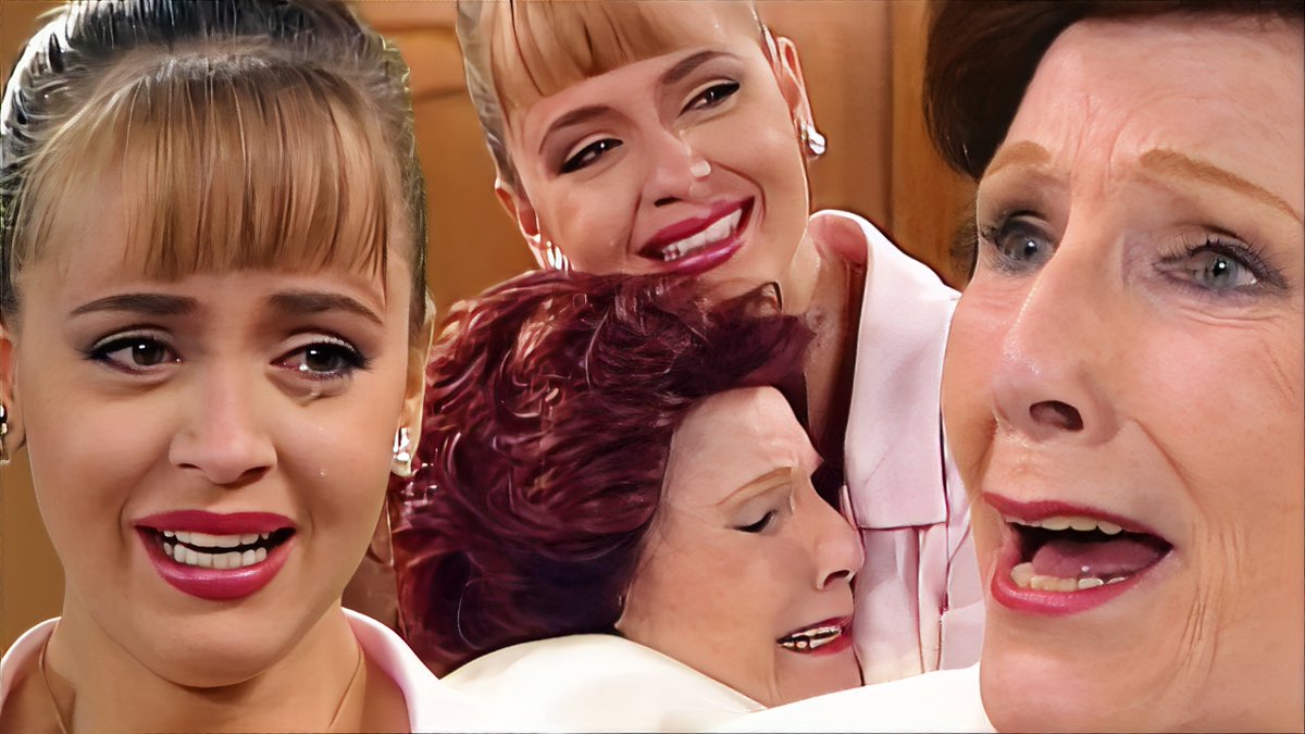 ICÔNICO! Certa de que era Paola quem entrava em seu quarto, Piedade lhe dá as costas. Mas, ao observar o olhar meigo de Paulina, percebe que é a usurpadora. O momento é comovente! Posteriormente, Piedade e Paulina chegam à conclusão de que Paola fugiu. Portanto, Piedade determina que Paulina deve voltar a se passar por Paola. #AUsurpadora #AUsurpadora040 #AUsurpadoraNoSBT #LaUsurpadora
