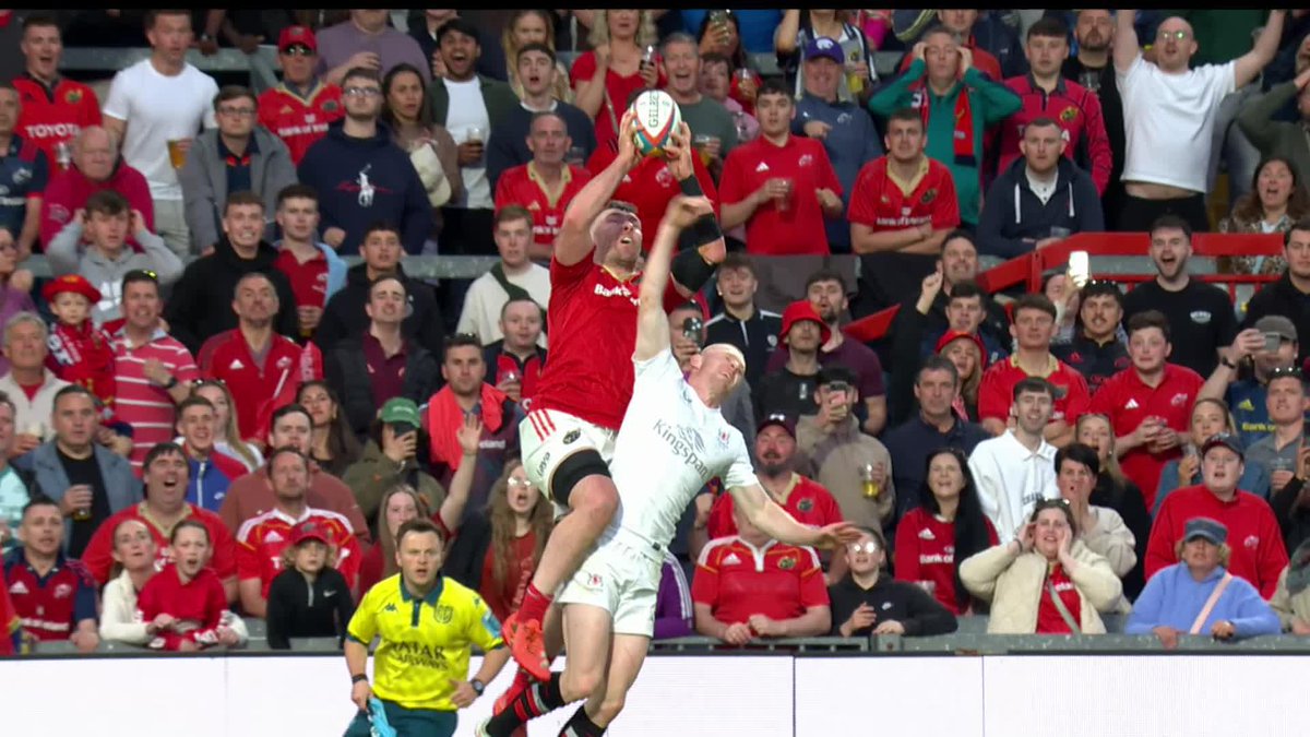 What a moment for Peter O'Mahony 🙌 The Munster Rugby legend scores on his last game for the club at Thomond Park 🔴