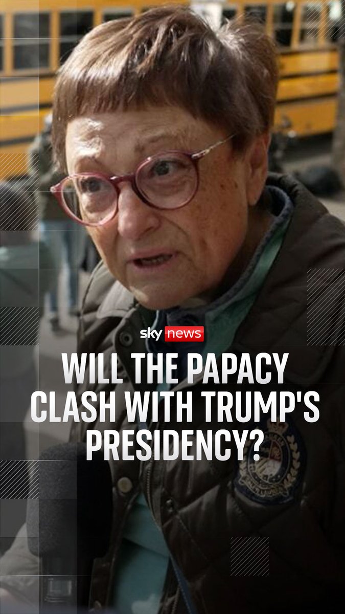 Will Donald Trump's presidency clash with the Papacy due to the newly elected Pope's stance on immigration policies? @SkyDavidBlevins reports ⬇️ Read more: