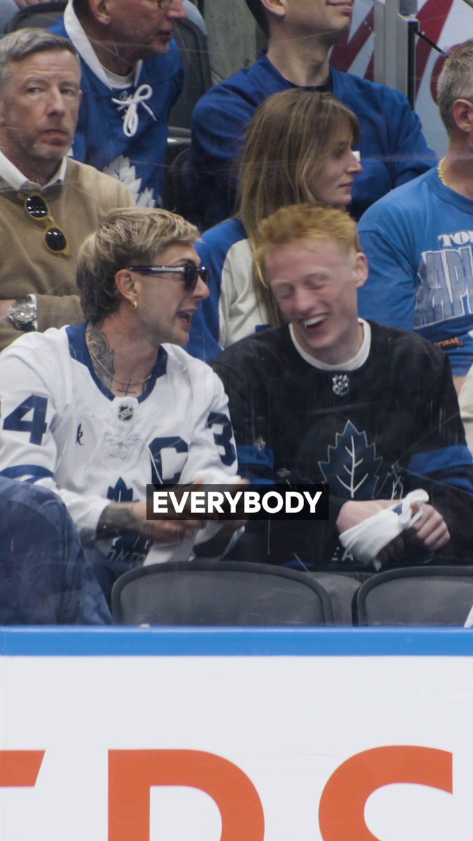 Consider it bleeped. 😅 #StanleyCup Federico Bernardeschi (Federico Bernardeschi) and Matthew Longstaff were fired up at the Maple Leafs' Game 2 win. 🤩 📺: Toronto Maple Leafs vs. Florida Panthers Game 3 TONIGHT at 7p ET on NHLonTNT, HBO Max Sports, Sportsnet, and TVA Sports