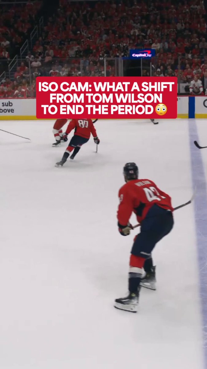 Throwing the body, blocking shots... Tom Wilson was doing it all on this shift. 😳 #StanleyCup 📺: Washington Capitals vs. Carolina Hurricanes Game 3 TOMORROW at 6p ET on NHLonTNT, HBO Max Sports, Sportsnet, and TVA Sports