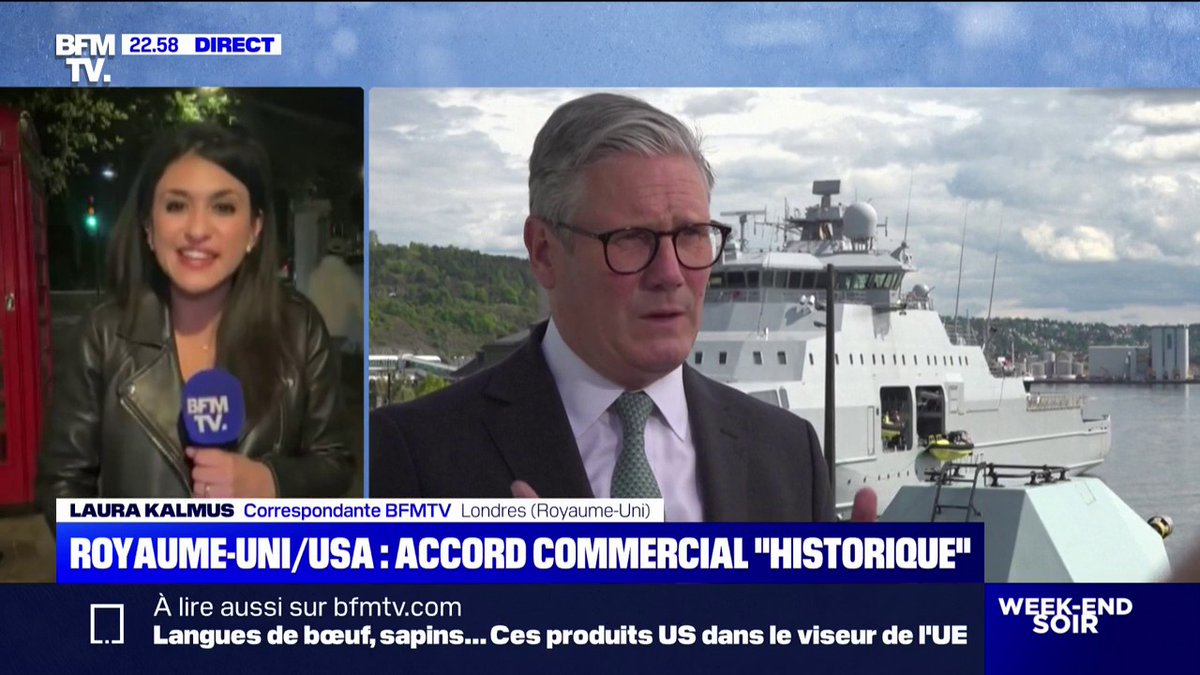 Droits de douane: Donald Trump se félicite de la signature d'un accord commercial avec le Royaume-Uni