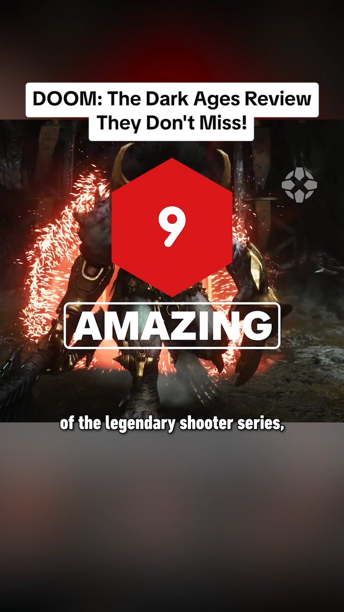 We gave Doom: The Dark Ages a 9 out of 10! Our Review, by Mitchell Saltzman:
