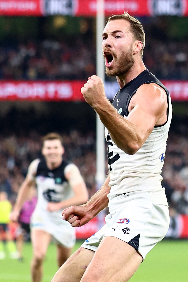 Good morning to everyone. But especially to those who celebrated this Harry McKay goal in style - whether on the ground, in the stands, at home or wherever you were watching. That 𝐫𝐨𝐚𝐫 though 😍 #Baggers