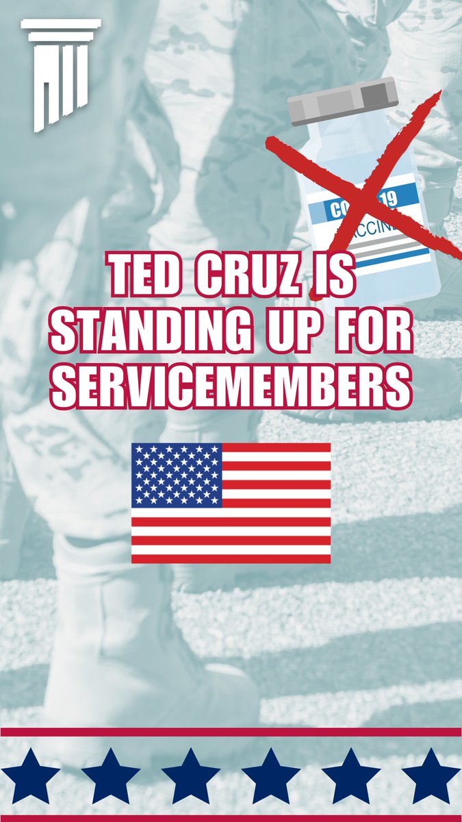Thank you, Sen. Ted Cruz, for working to restore honor to the service members who were kicked out because of their religious objections! #religiousexemption #TedCruz #military #servicemembers #restoringhonor #FirstLiberty #navySEALs