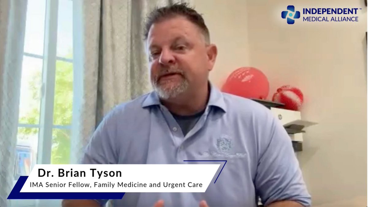 IMA Senior Fellow Dr. Brian Tyson (Brian Tyson, MD 🇺🇸) discusses his new article published in the Journal of Independent Medicine, examining outcomes of early COVID-19 treatment—research that mainstream journals refused to publish. Watch now.