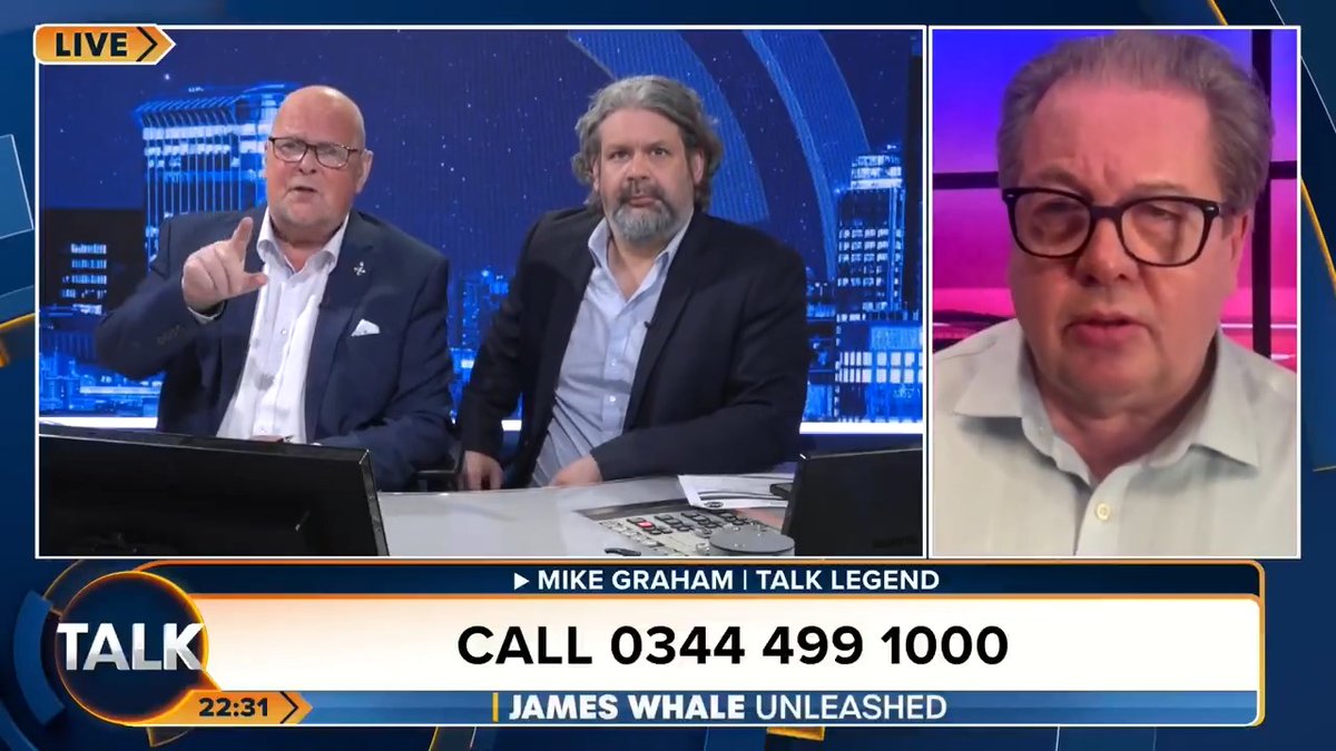 James Whale MBE: "We are not a racist far-right country and I'm fed up with people saying we are." James Whale MBE. Ash Mike Graham 🇬🇧