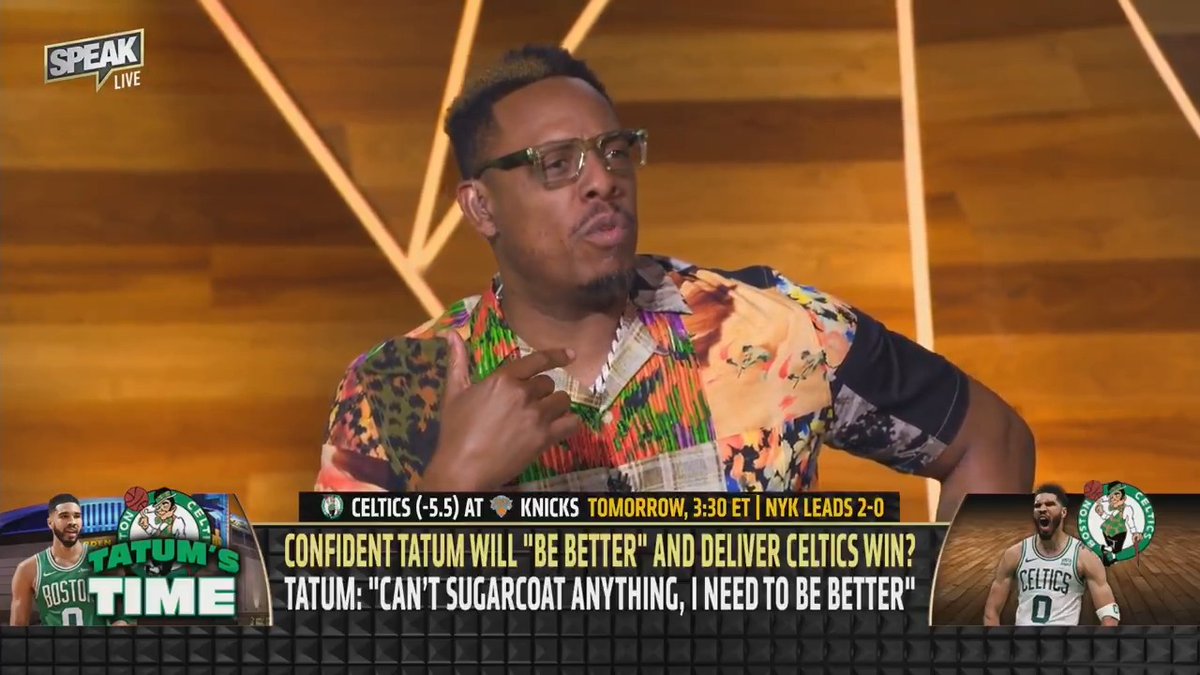 .Paul Pierce gives a motivating speech to his Celtics. "We're the champs for crying out loud! They gotta go out there and show the Knicks & the Knicks' fans who they are... I'm tired of this. I ain't walking no more!" 😂