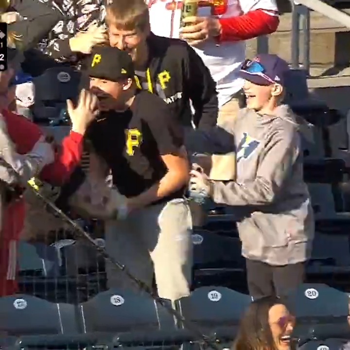 This is why you bring your glove to the game! 🫡
