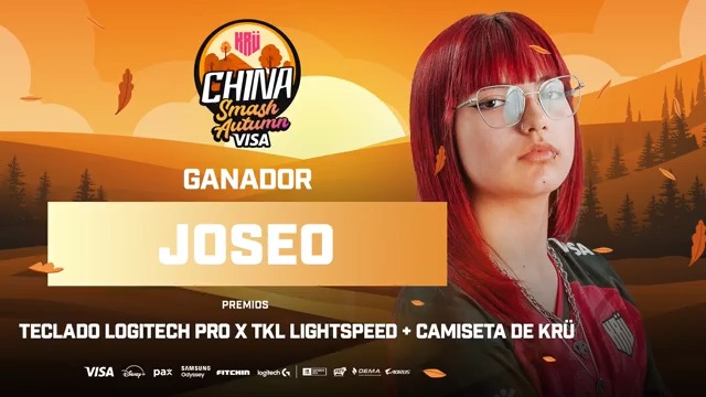 HABEMUS GANADORES DEL TORNEO! 🤟 Felicitaciones a sebastian sejuro y lolo, que se llevan los tremendos premios de Logitech G y merch de KRÜ. Gracias a todos los que se sumaron al #ChinaSmashAutumnVISA! 🤟