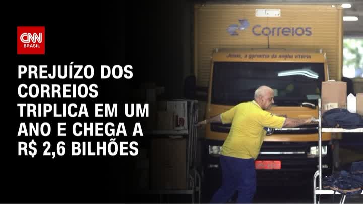 Prejuízo dos Correios dispara a R$ 2,6 bi em 2024; assista #CNNPrimeTime