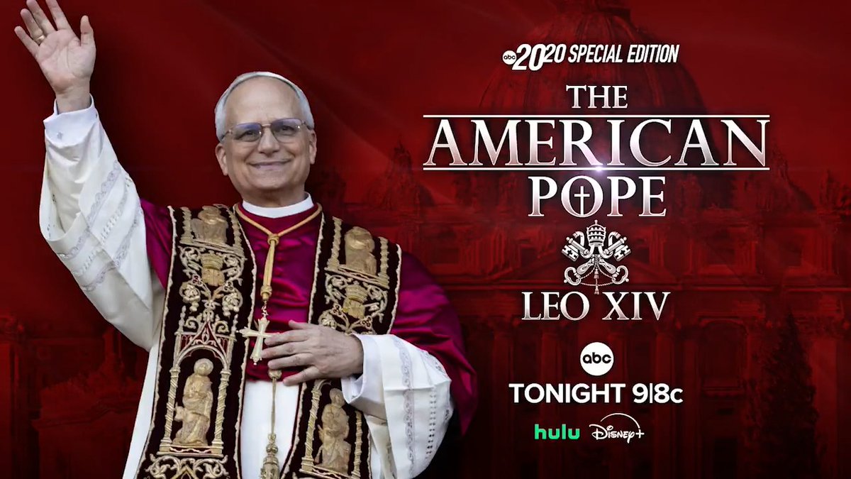 STARTING NOW: The world celebrates the historic election of Pope Leo XIV. David Muir reports from the Vatican for a new 20/20 special edition. Watch ‘The American Pope | Leo XIV’ now on ABC News. Stream on Hulu and Disney+.