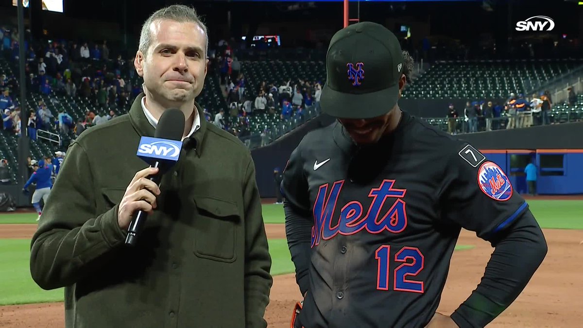 Francisco Lindor catches up with Steve Gelbs after the Mets' 7-2 win over the Cubs!