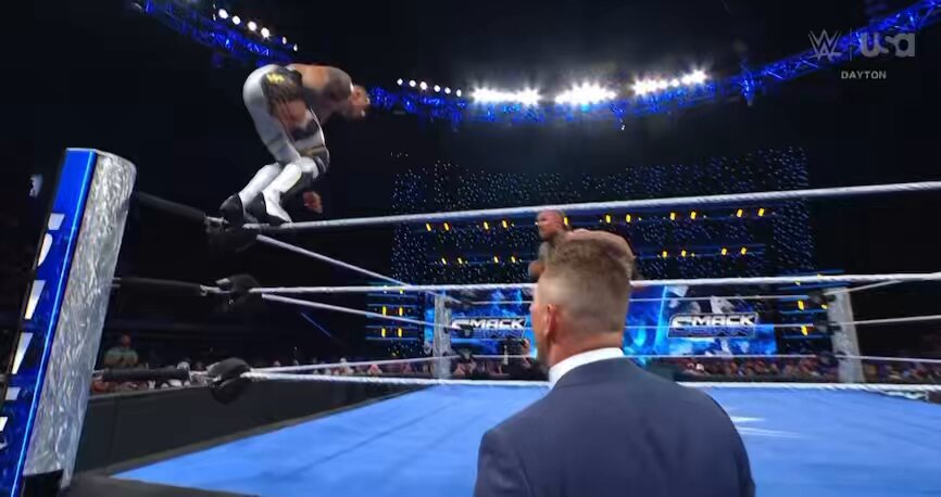 ALEISTER BLACK ABSOLUTELY ROCKED MELO HERE #SmackDown