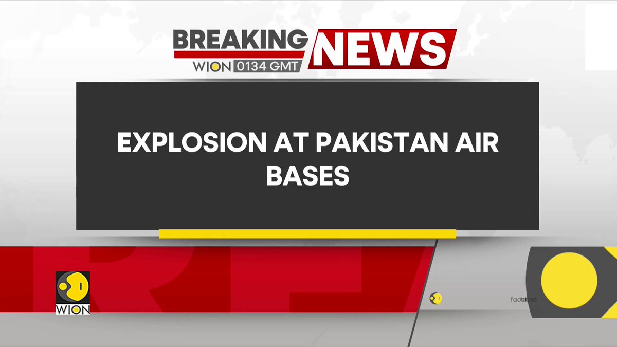 BREAKING: Chaos in Pakistan after explosions heard at Nur Khan Base, Murid Air Base and Shorkot Base, as per the Pak media reports Hem Saroya brings you this report with Sidhant Sibal