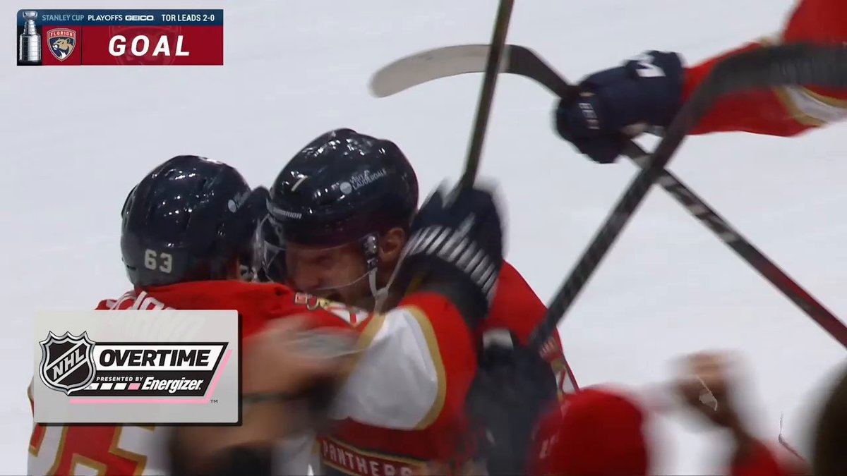 BRAD MARCHAND 🫡 His Energizer overtime winner gives the Florida Panthers the Game 3 victory! #StanleyCup