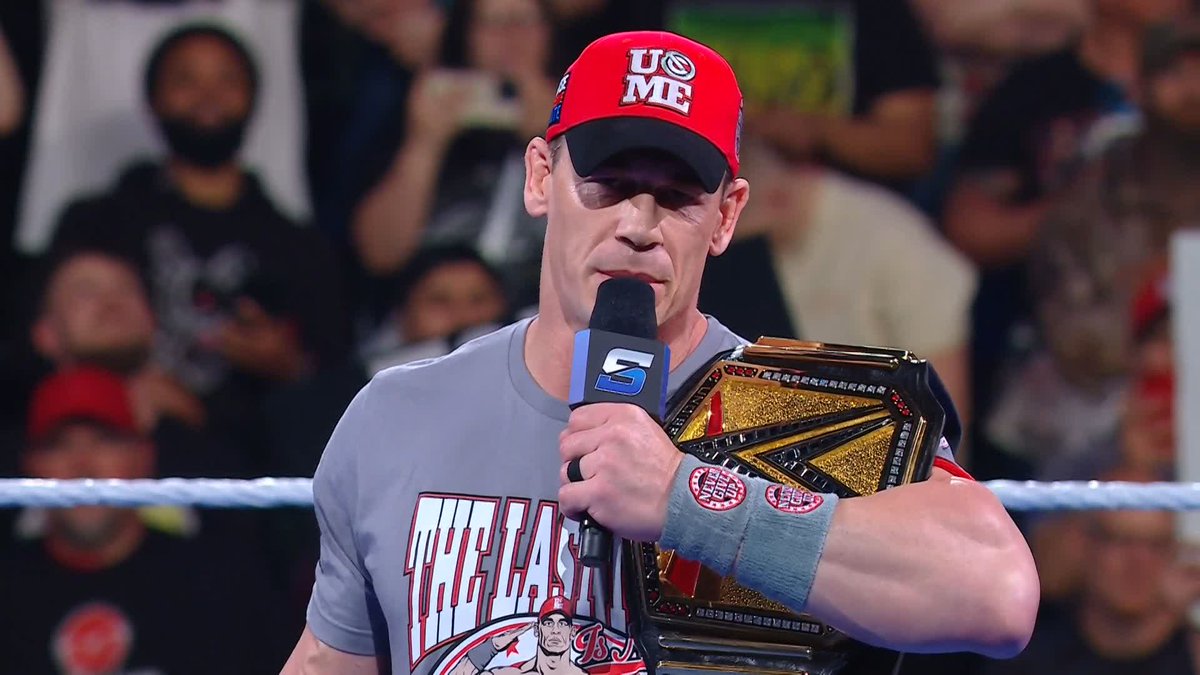 "Tomorrow your childhood dies." John Cena has quite the message for the WWE Universe ahead of #WWEBacklash... 😳 #SmackDown