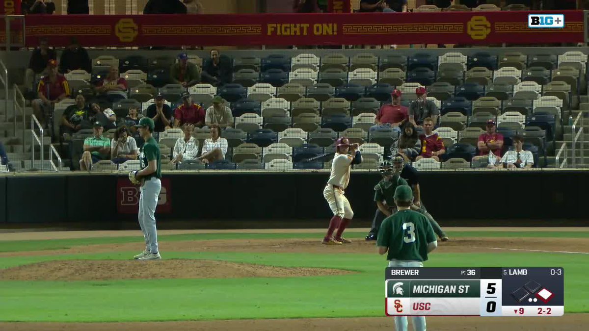 VICTORY FOR MSU!!!!! Final from series opener at Great Park in Irvine, CA: MSU 5, No. 25 USC 0 Spartans take down & shutout Top 25 team for 2nd Friday in a row!! Michigan State wins inaugural meeting with USC!! #VictoryForMSU | #SpartanBaseballAfterDark