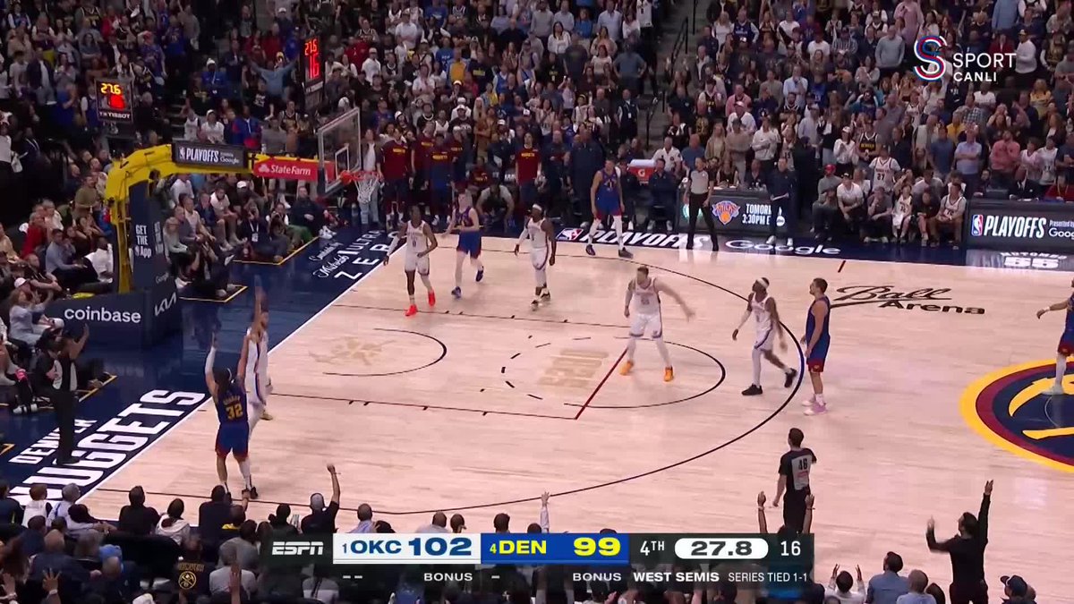Aaron Gordon'dan maçı uzatmaya götüren üçlük 😤
